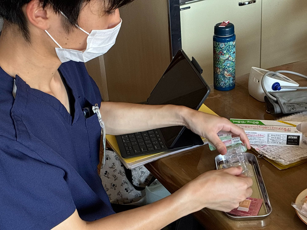 必要な物品を確認・準備