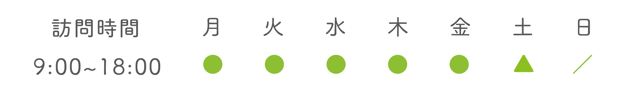 診療時間表